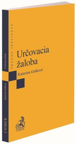 Obálka knihy Určovacia žaloba