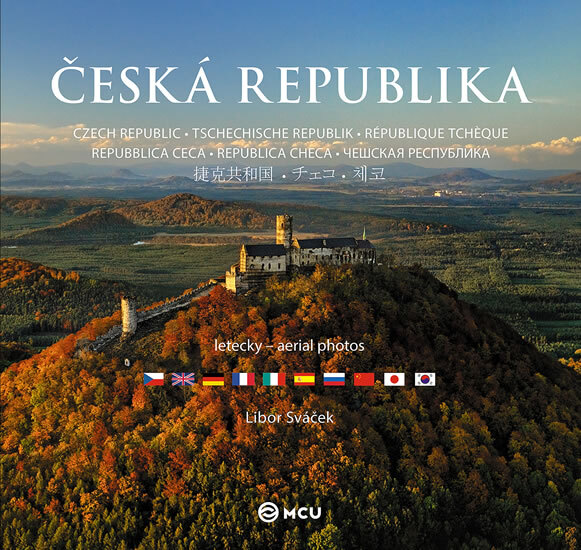 Obálka knihy Česká republika letecky - střední /vícejazyčná