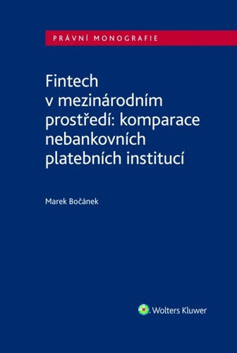 Obálka knihy Fintech v mezinárodním prostředí