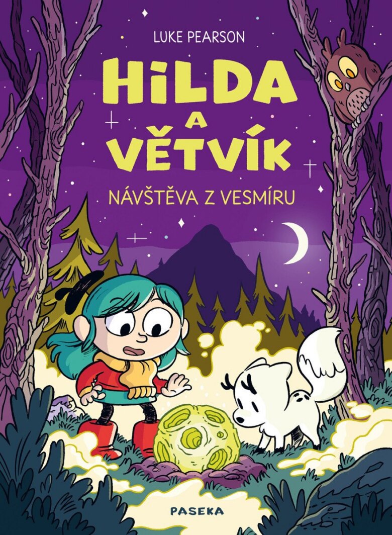 Obálka knihy Hilda a Větvík - Návštěva z vesmíru