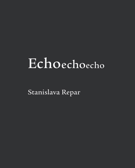 Obálka knihy Echoechoecho (1. akosť)