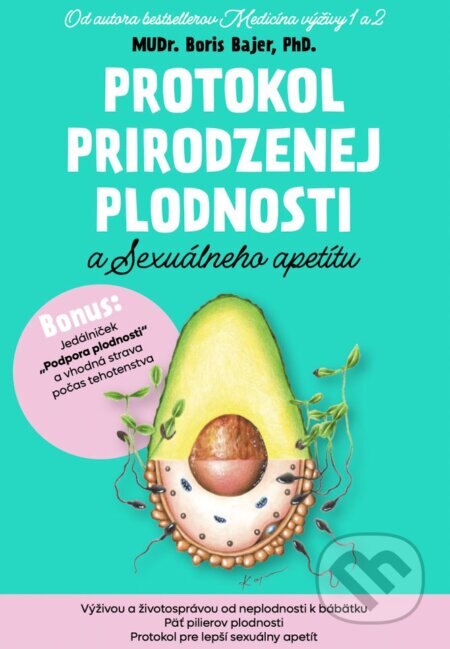 Obálka knihy Protokol prirodzenej plodnosti a sexuálneho apetítu