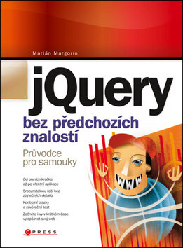 Obálka knihy jQuery bez předchozích znalostí (1. akosť)