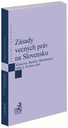 Obálka knihy Zásady vecných práv na Slovensku