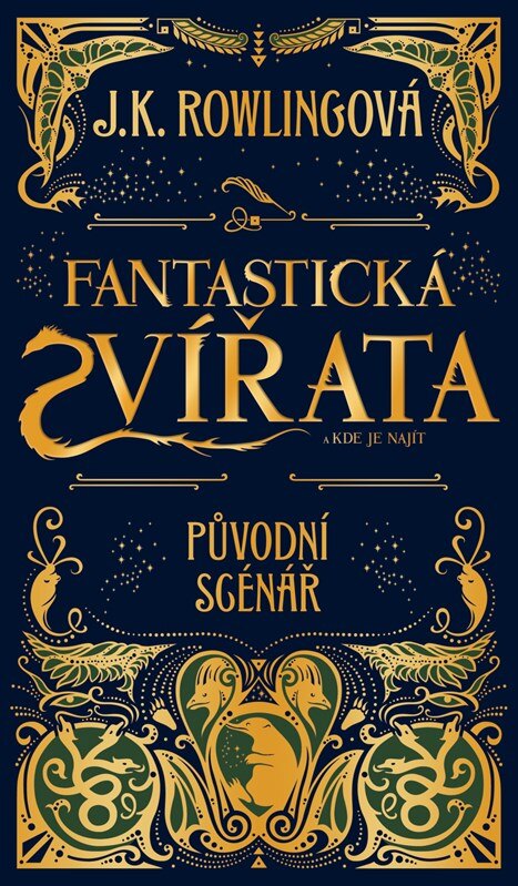 Obálka knihy Fantastická zvířata a kde je najít - původní scénář