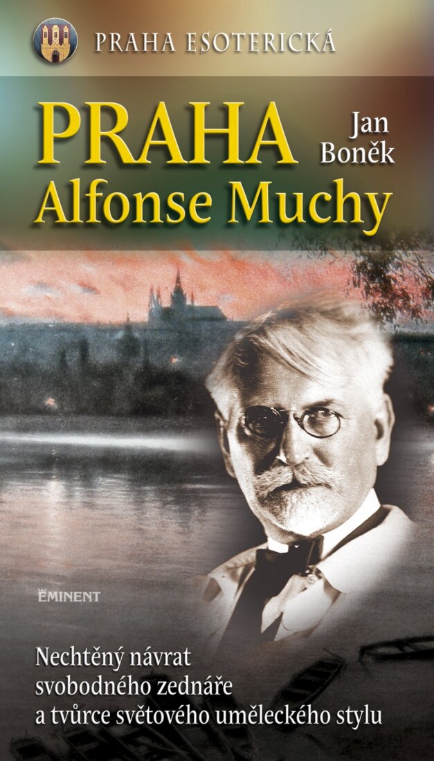 Obálka knihy Praha Alfonse Muchy