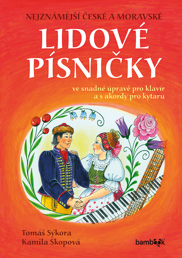 Obálka knihy Nejznámější české a moravské lidové písničky