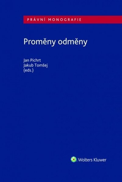 Obálka knihy Proměny odměny