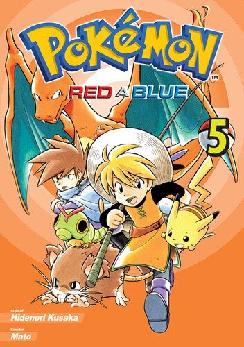 Obálka knihy Pokémon Red a Blue 5