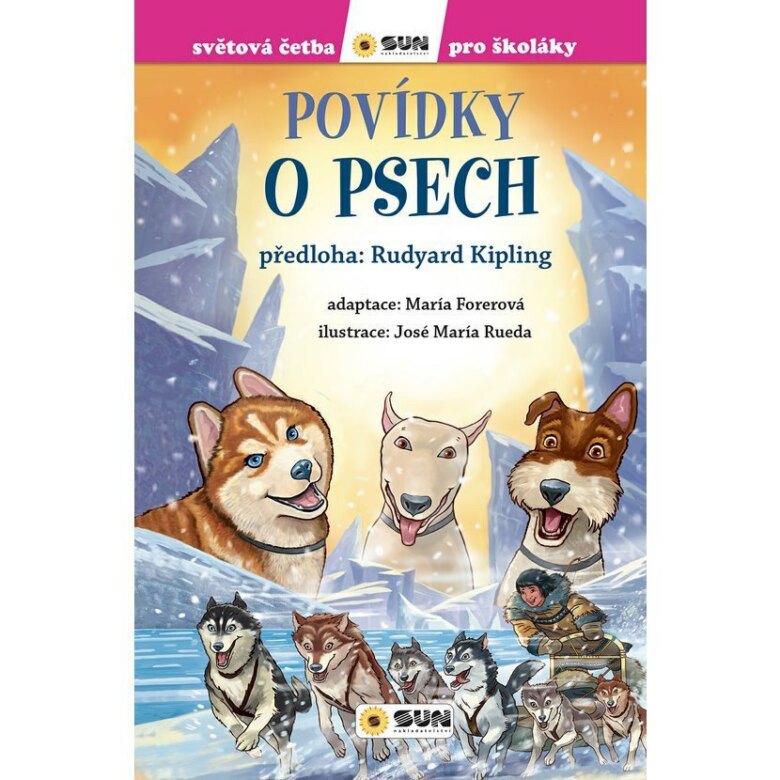 Obálka knihy Povídky o psech - Světová četba pro školáky