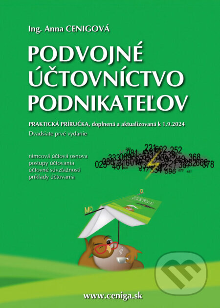 Obálka knihy Podvojné účtovníctvo podnikateľov 2024