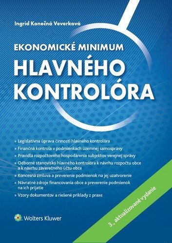 Obálka knihy Ekonomické minimum hlavného kontrolóra