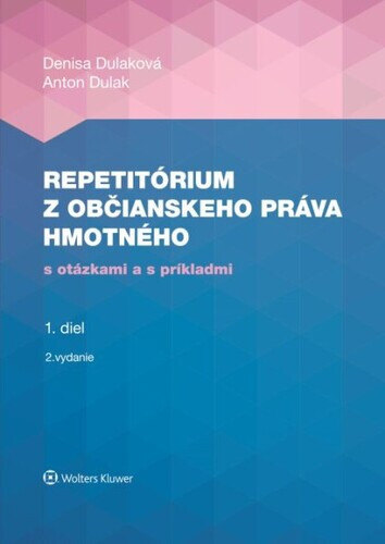 Obálka knihy Repetitórium z občianskeho práva hmotného
