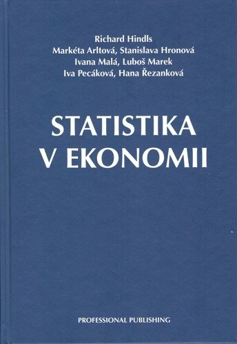 Obálka knihy Statistika v ekonomii
