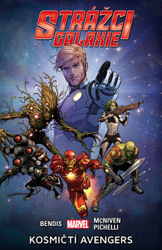 Obálka knihy Strážci galaxie Kosmičtí Avengers