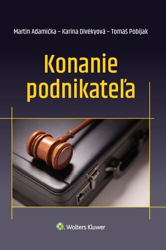 Obálka knihy Konanie podnikateľa