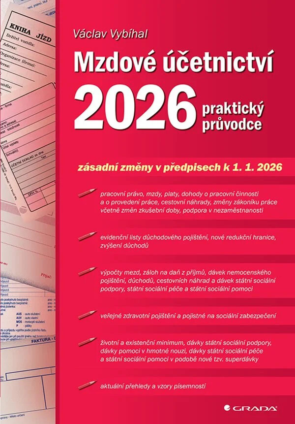 Obálka knihy Mzdové účetnictví 2026 - praktický průvodce