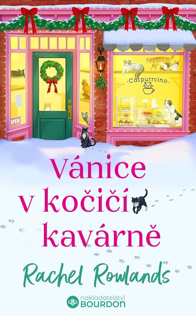 Obálka knihy Vánice v kočičí kavárně