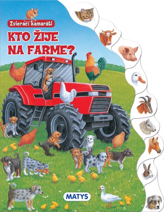 Obálka knihy Zvierací kamaráti - Kto žije na farme?