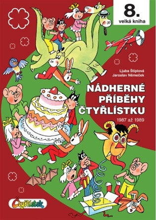 Obálka knihy Nádherné příběhy Čtyřlístku z let 1987 až 1989