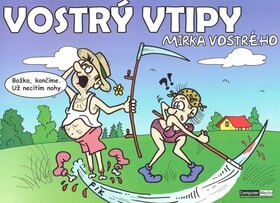 Obálka knihy Vostrý vtipy Mirka Vostrého