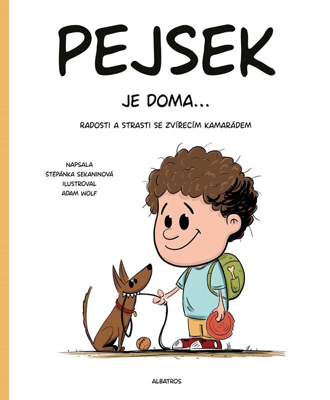 Obálka knihy Pejsek je doma...