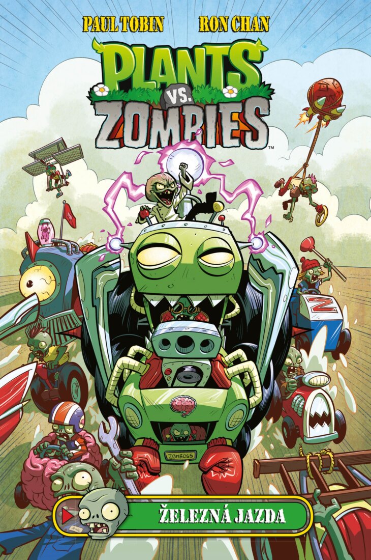 Obálka knihy Plants vs. Zombies - Železná jazda