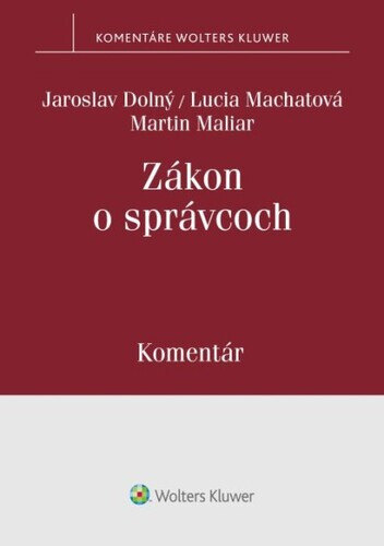Obálka knihy Zákon o správcoch