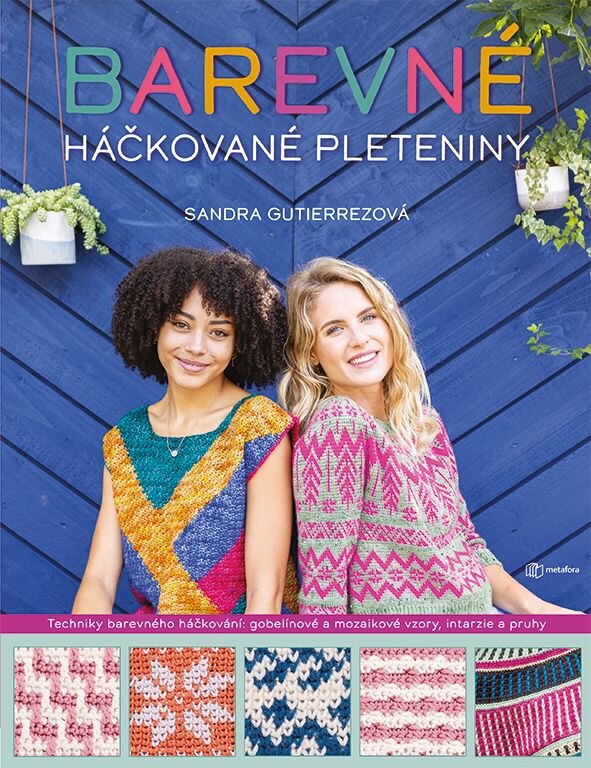 Obálka knihy Barevné háčkované pleteniny