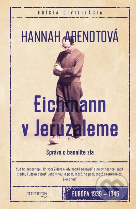 Obálka knihy Eichmann v Jeruzaleme