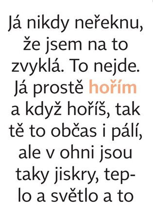 Obálka knihy Hořím