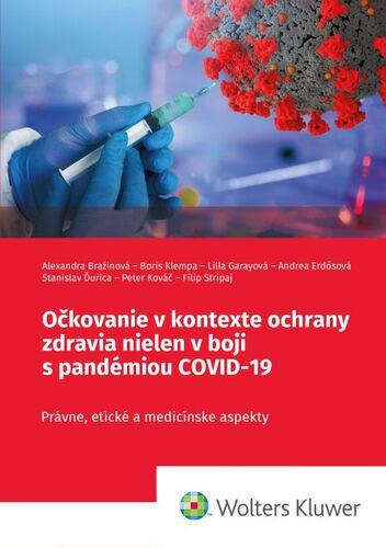 Obálka knihy Očkovanie v kontexte ochrany zdravia nielen v boji s pandémiou COVID-19