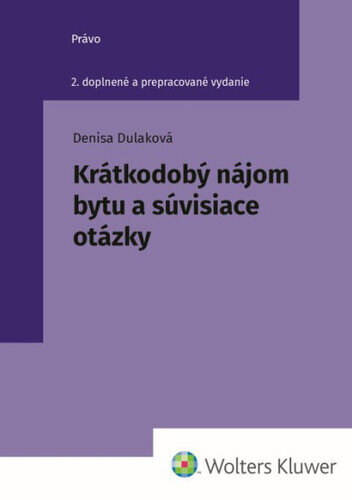 Obálka knihy Krátkodobý nájom bytu a súvisiace otázky