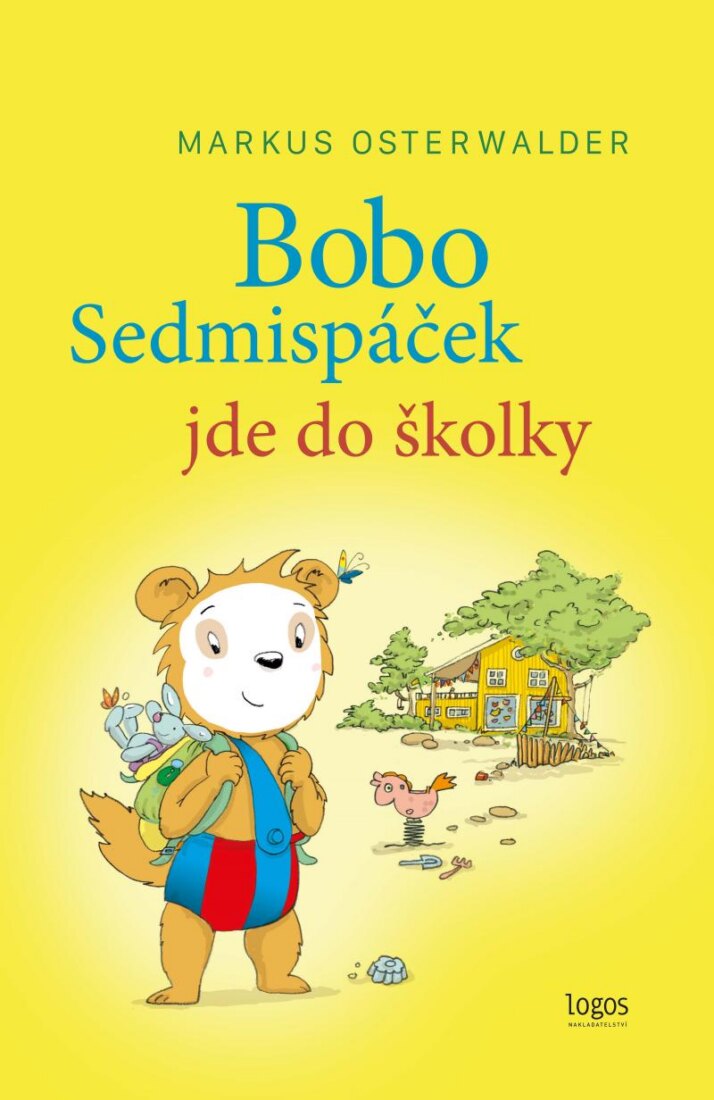 Obálka knihy Bobo Sedmispáček jde do školky