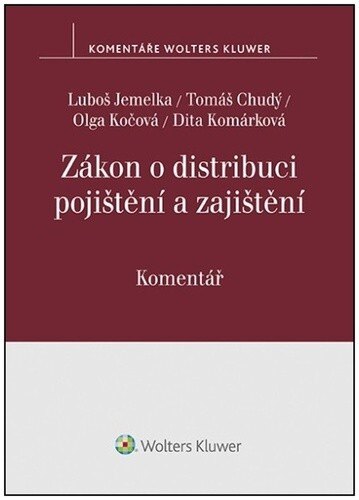 Obálka knihy Zákon o distribuci pojištění a zajištění