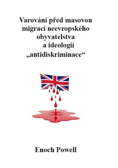 Obálka knihy Varování před masovou migrací neevropského obyvatelstva a ideologií „antidiskriminace