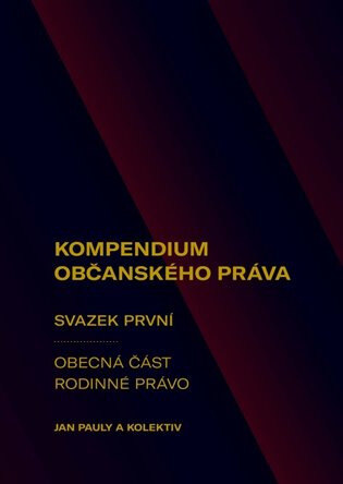 Obálka knihy Kompendium občanského práva 1