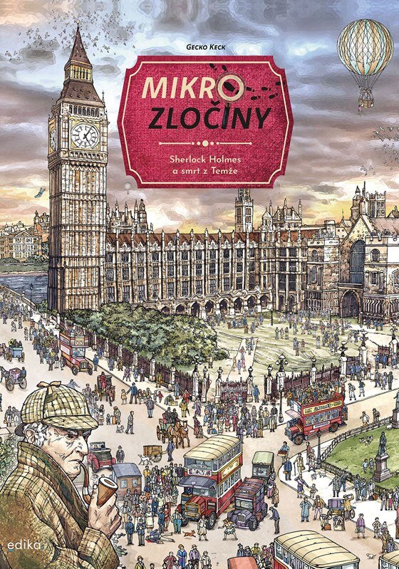 Obálka knihy Mikrozločiny: Sherlock Holmes a smrt z Temže