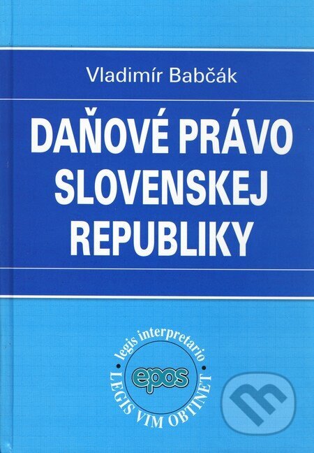 Obálka knihy Daňové právo Slovenskej republiky