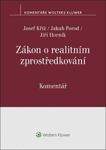 Obálka knihy Zákon o realitním zprostředkování