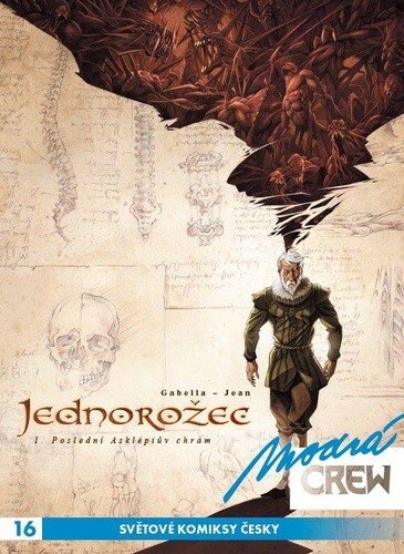 Obálka knihy Modrá CREW 16 Jednorožec 1+2