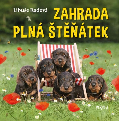 Obálka knihy Zahrada plná štěňátek