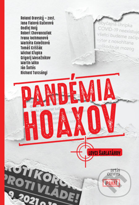 Obálka knihy Pandémia hoaxov