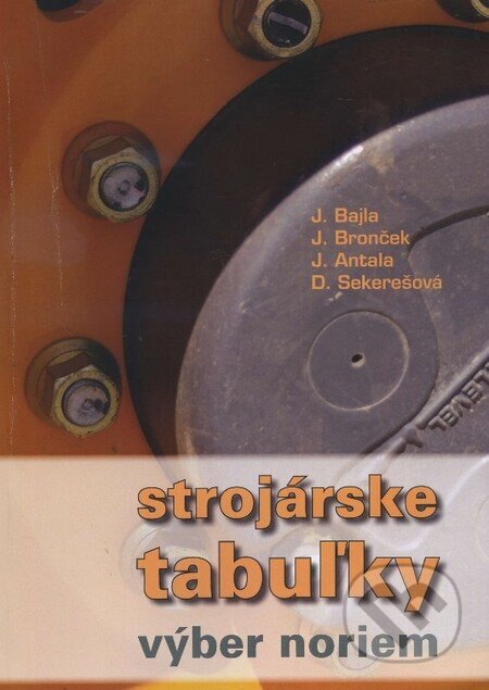 Obálka knihy Strojárske tabuľky