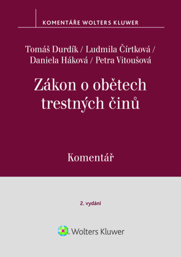 Obálka knihy Zákon o obětech trestných činů