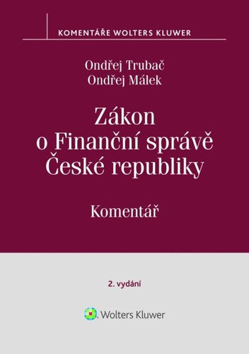 Obálka knihy Zákon o Finanční správě České republiky