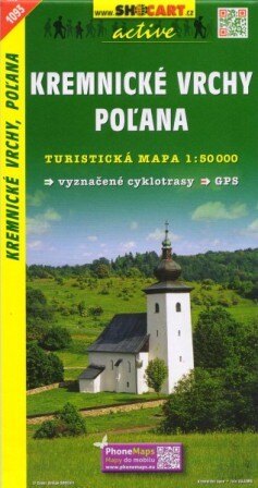 Obálka knihy Kremnické vrchy, Poľana 1:50 000
