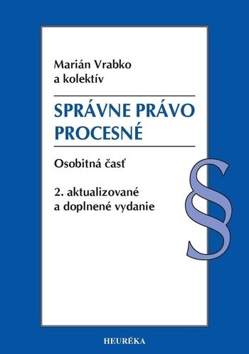 Obálka knihy Správne právo procesné. Osobitná časť, 2. vydanie