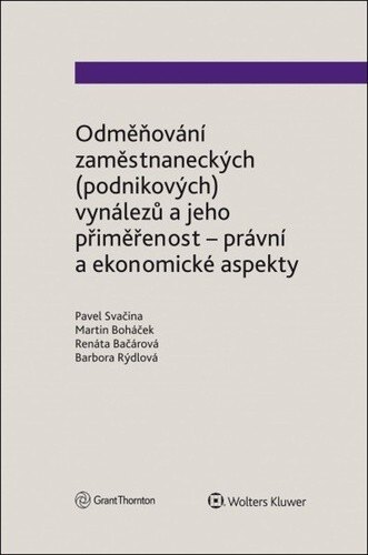 Obálka knihy Odměňování zaměstnaneckých (podnikových) vynálezů a jeho přiměřenost