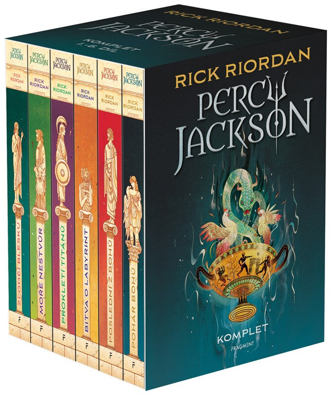 Obálka knihy PERCY JACKSON - komplet - box